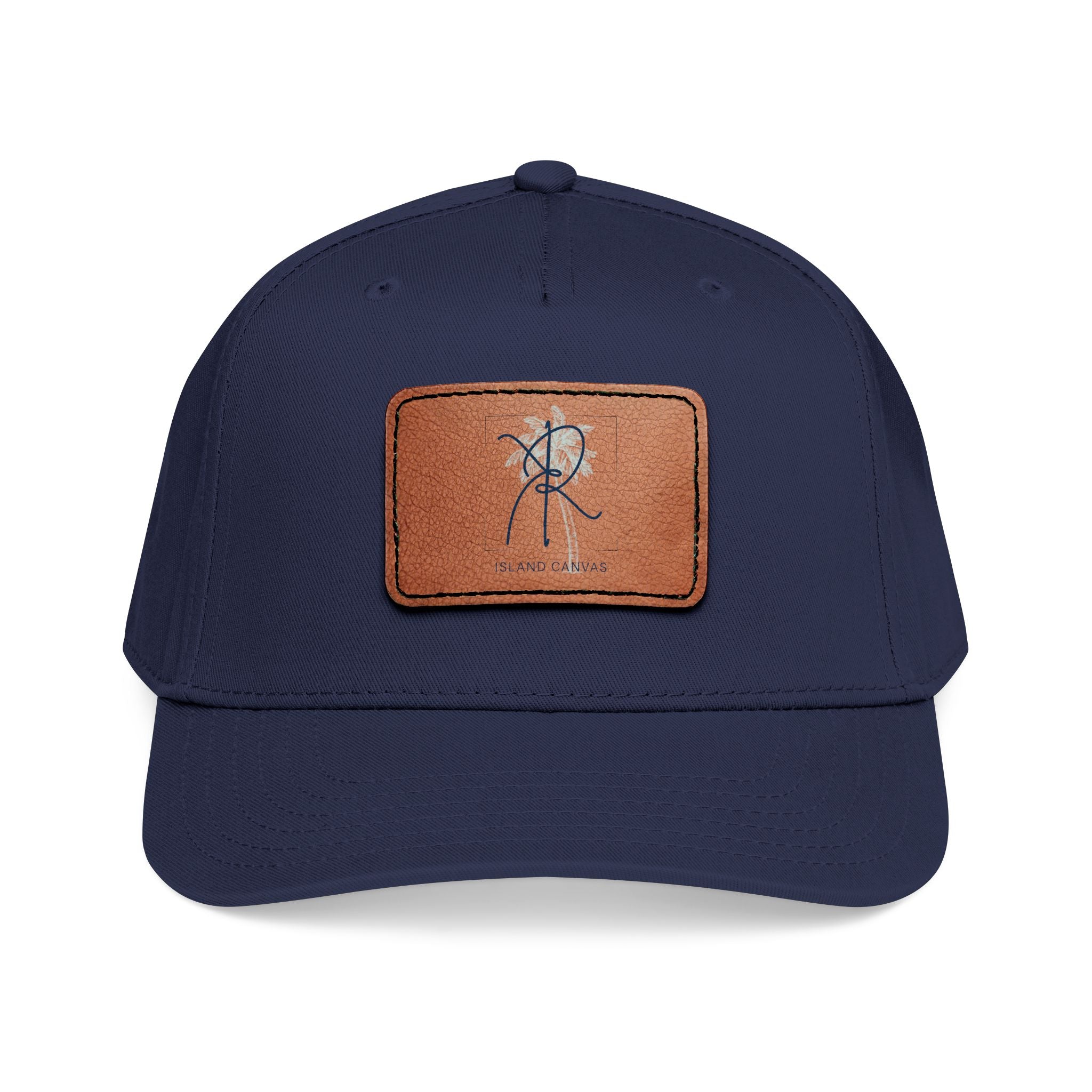 Leather Patch Baseball Cap — Palm Logo
