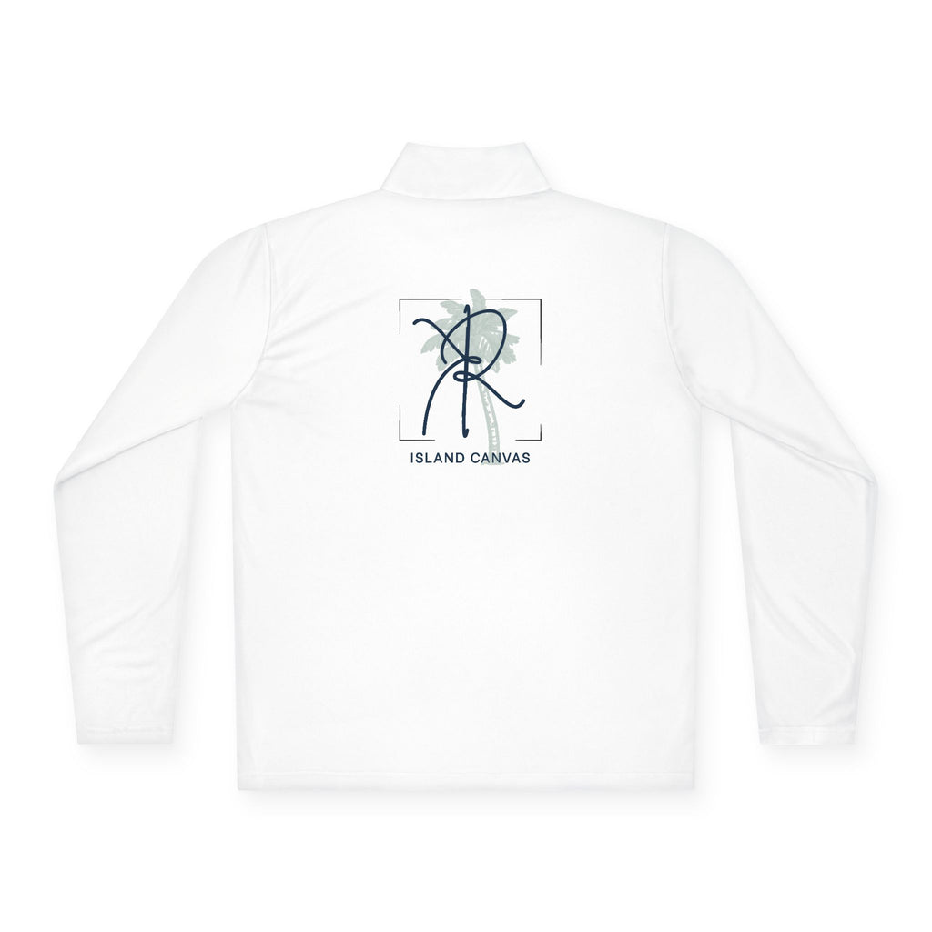 Quarter-Zip Pullover — Palm Logo