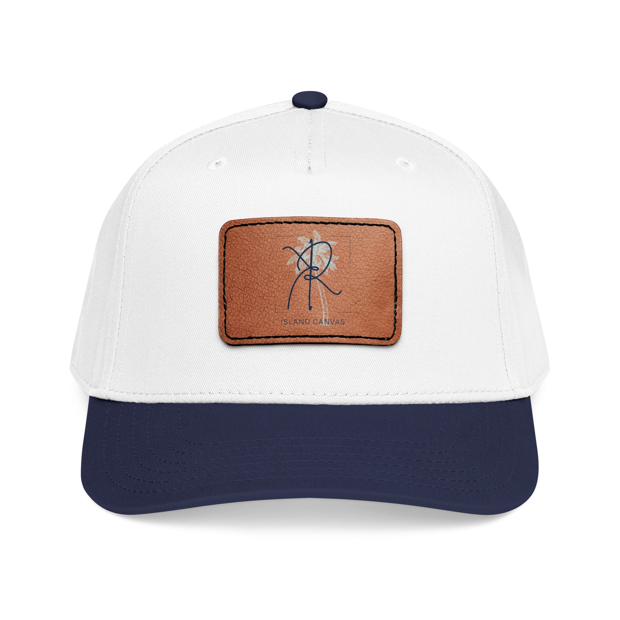 Leather Patch Baseball Cap — Palm Logo