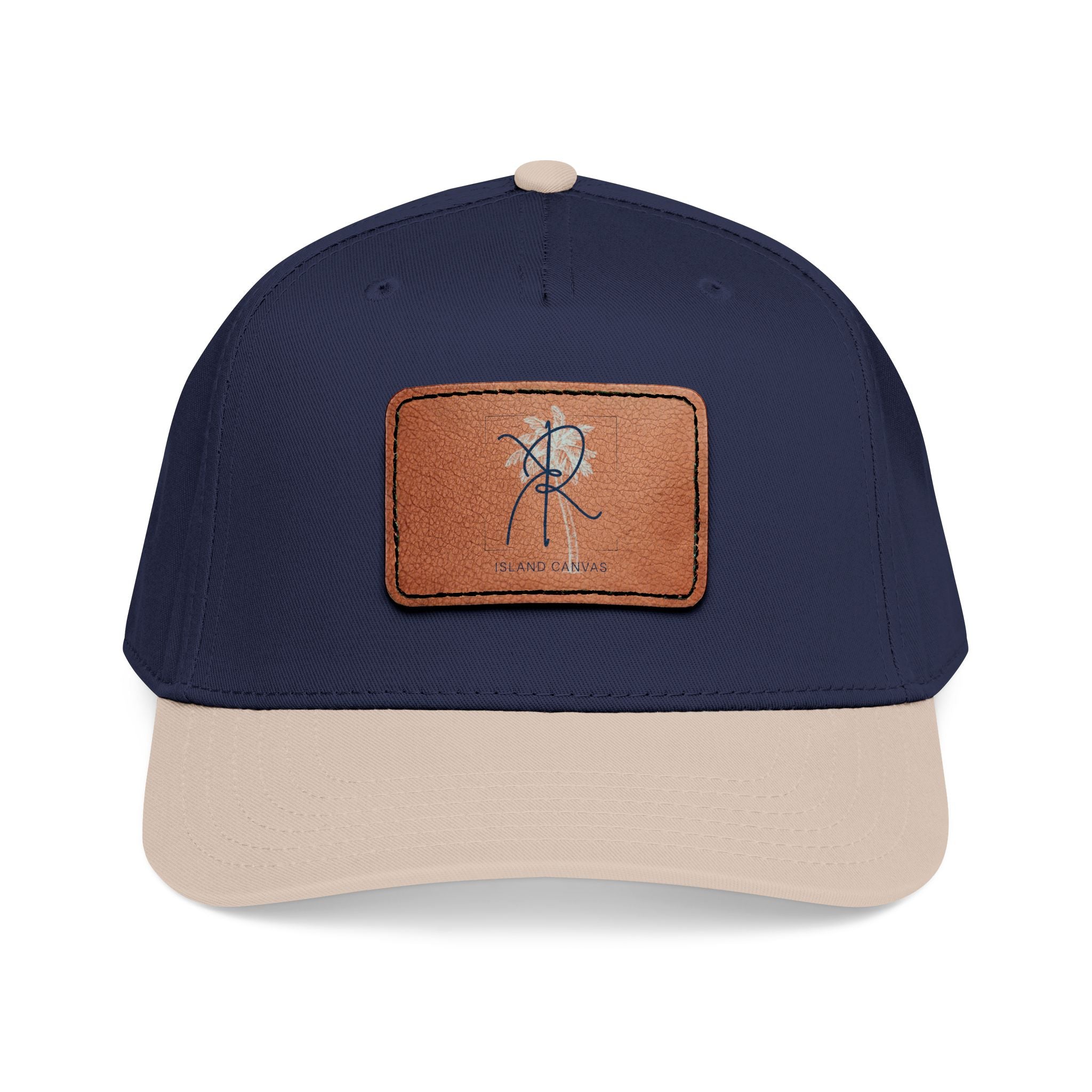 Leather Patch Baseball Cap — Palm Logo