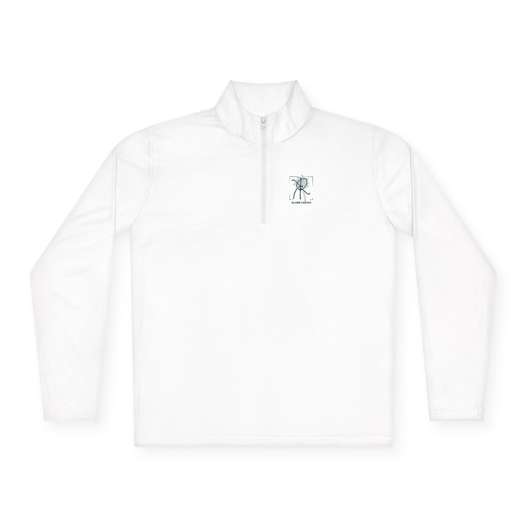 Quarter-Zip Pullover — Palm Logo