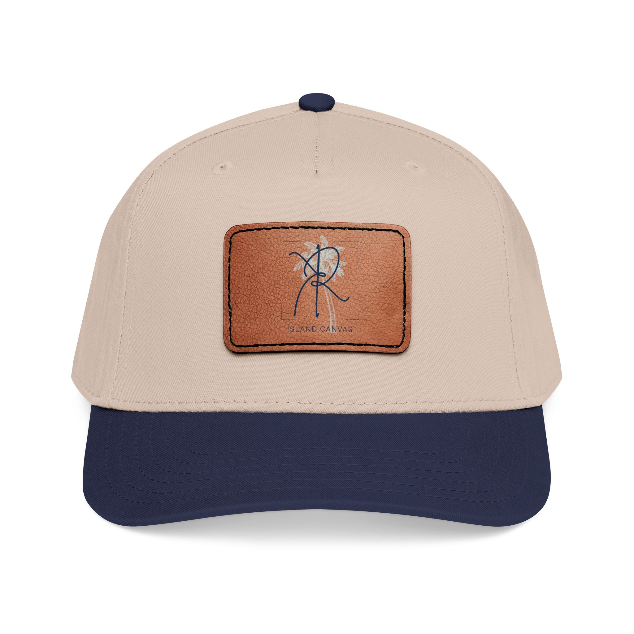 Leather Patch Baseball Cap — Palm Logo
